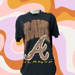 Vintage single stitch Hanes Atlanta Braves 1994 rare t-shirt size medium